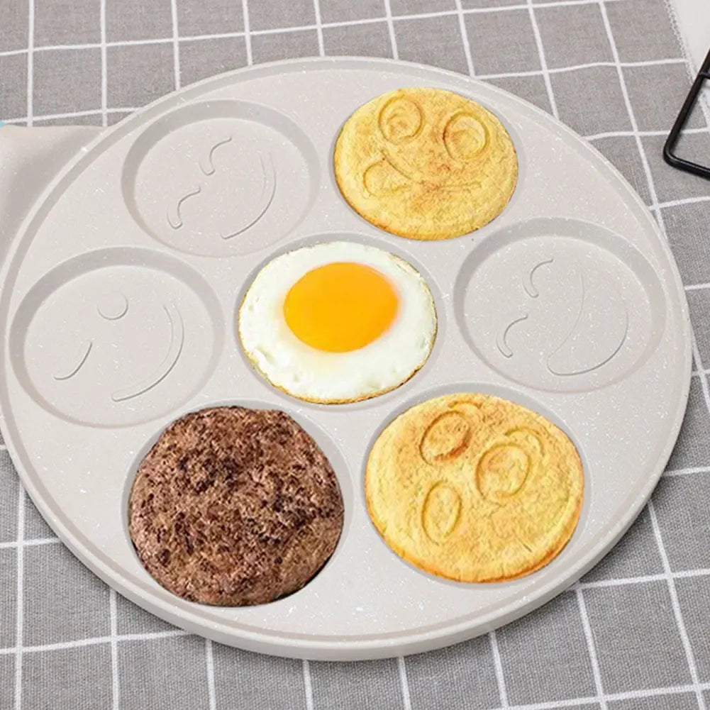 7/4 Cups Pancake Pan Egg Omelet Crepe Frying Pan Non-stick Griddle Pancake Maker Mini Pancakes Maker for Kids Breakfast