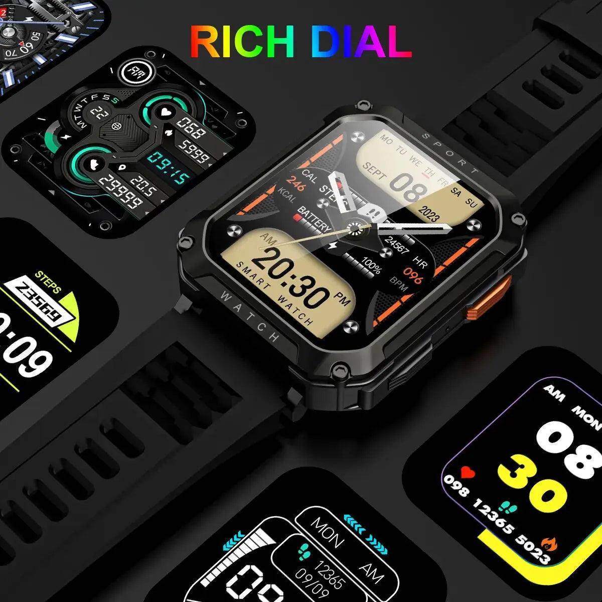 Mens Smart Watch with Bluetooth Call For Android