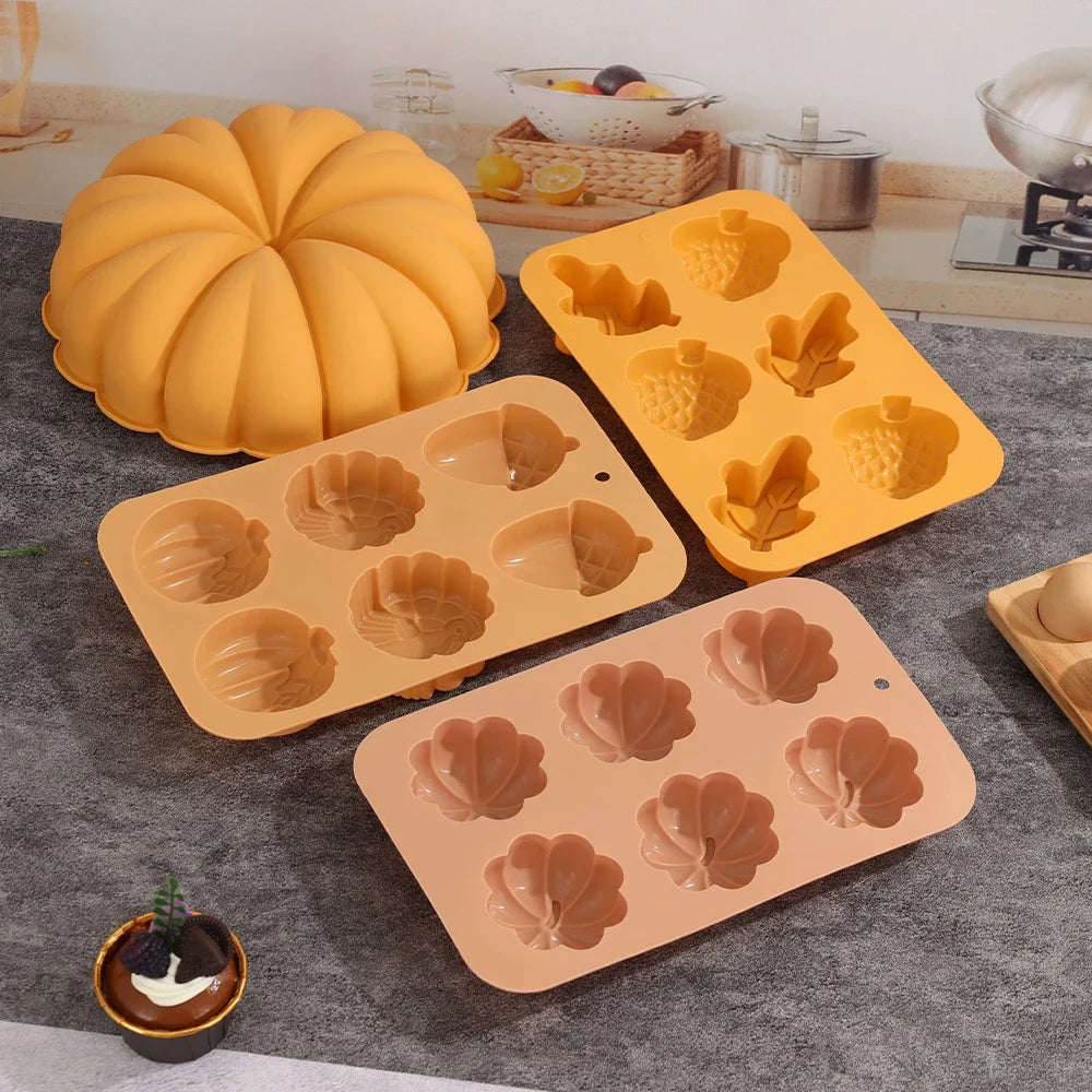 3D Pongal Love Heart Silicone Baking Mold