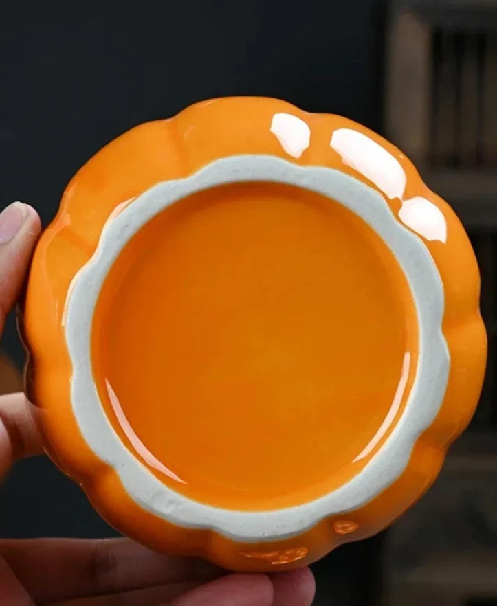 Ceramic Pumpkin Jar
