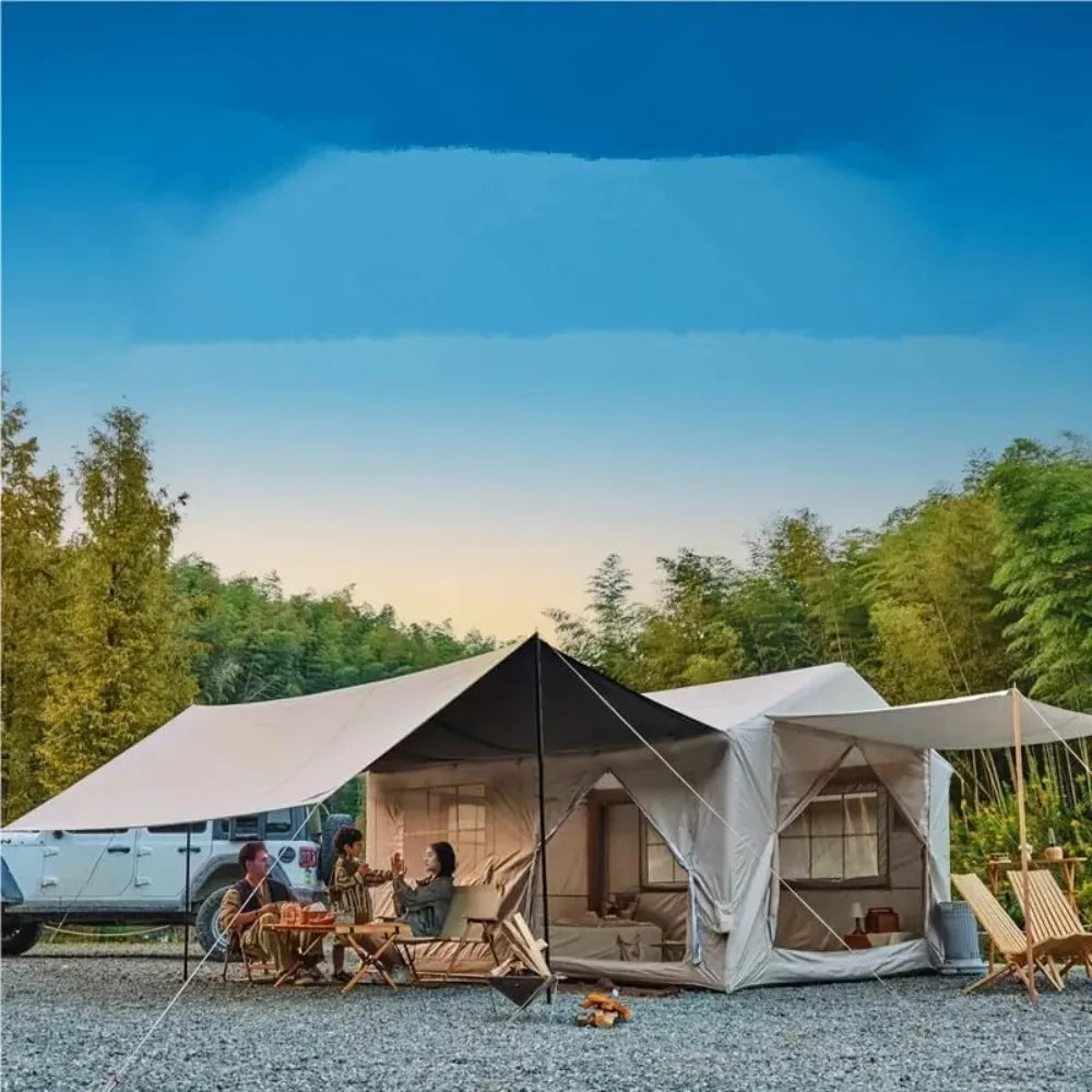🏕️ 10–12 Person Inflatable Camping Tent
