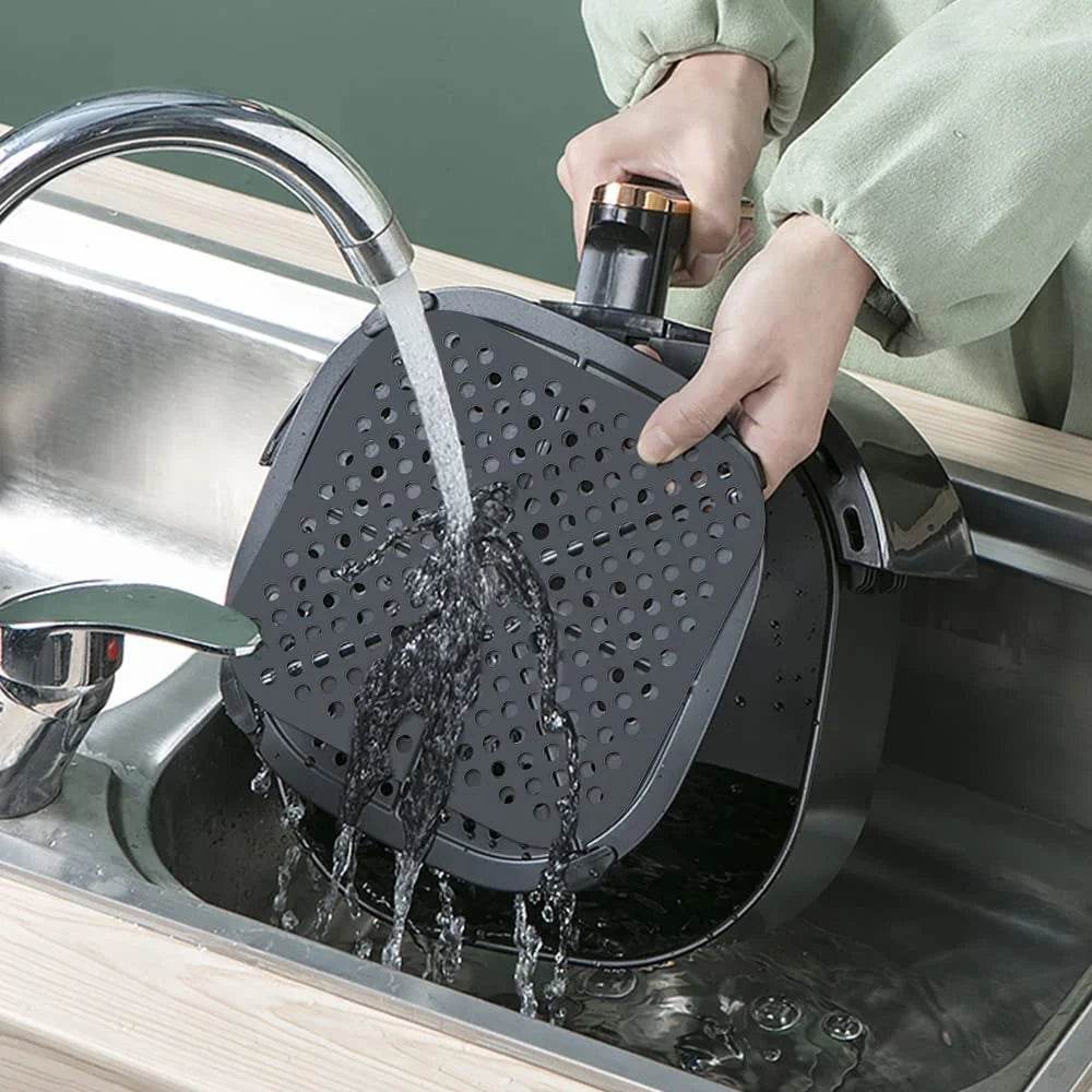 Square Reusable Air Fryer Liners – Non-Stick, Heat-Resistant & Eco-Friendly