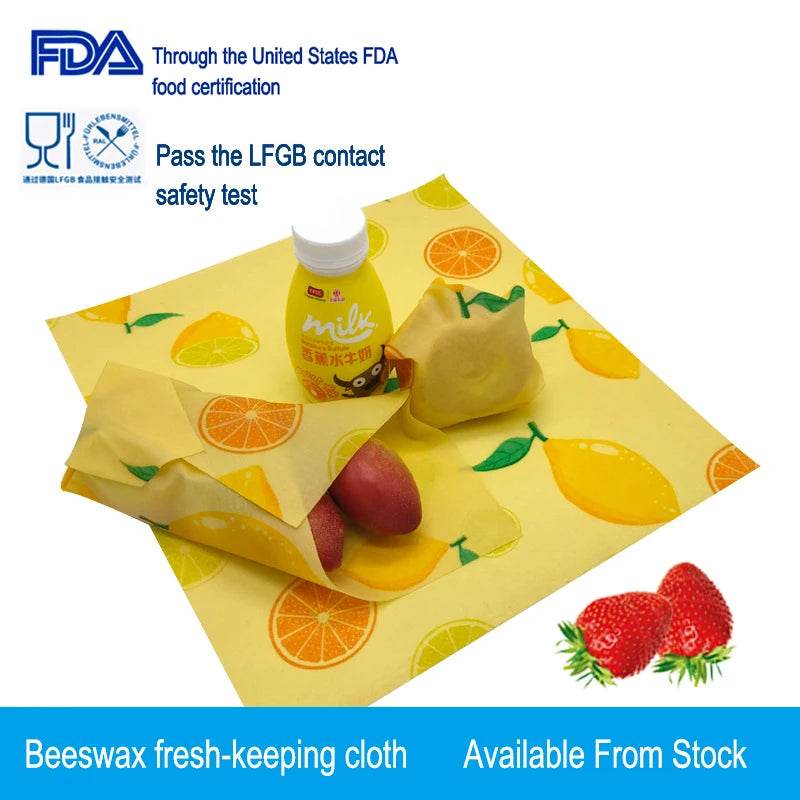 Eco-Friendly Reusable Food Wraps