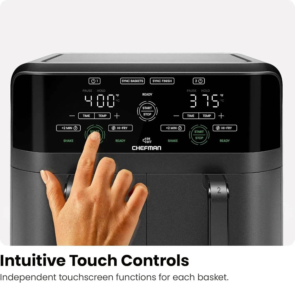6-Quart Dual Basket Air Fryer