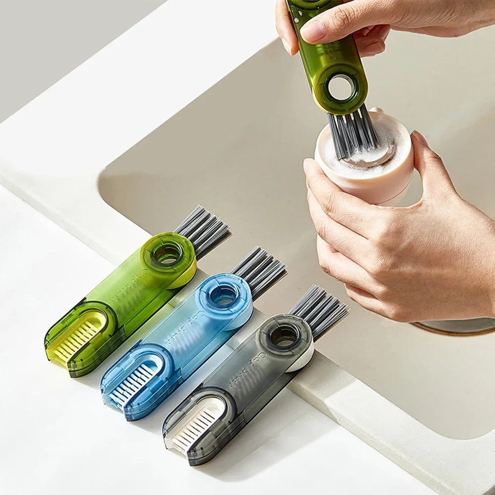3-in-1 Cup Lid Cleaning Brush