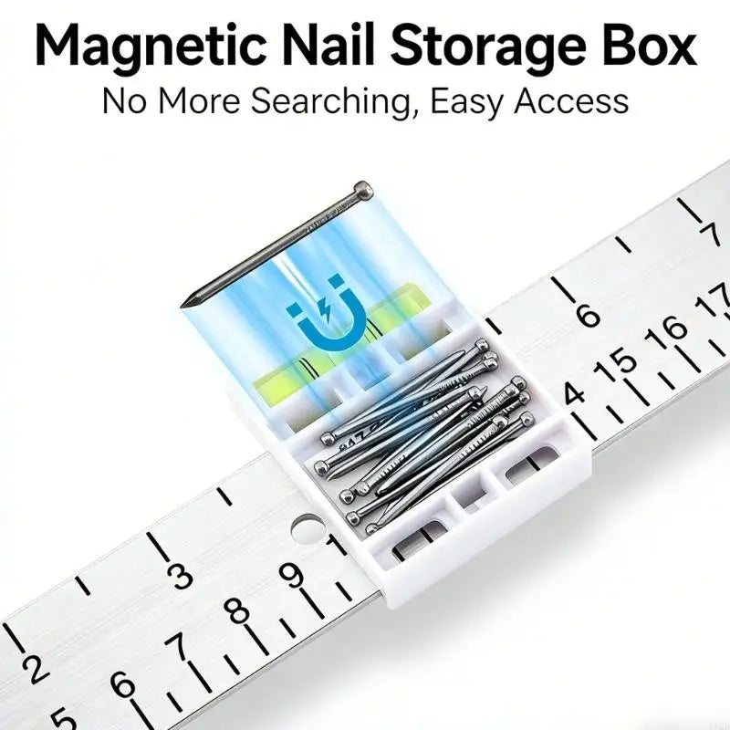 Professional Balance Ruler with Built-In Bubble Level – Picture Hanging Tool