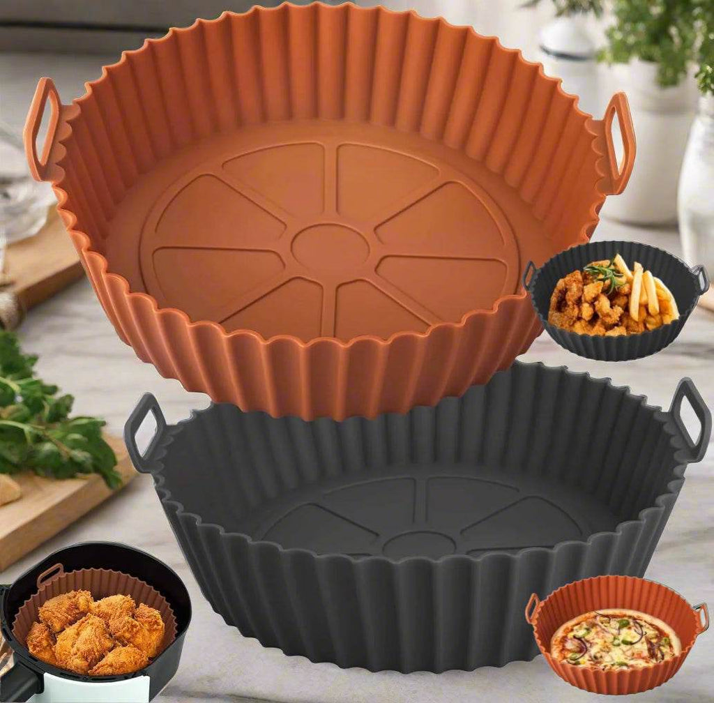 Reusable Silicone Air Fryer Basket – Non-Stick Tray
