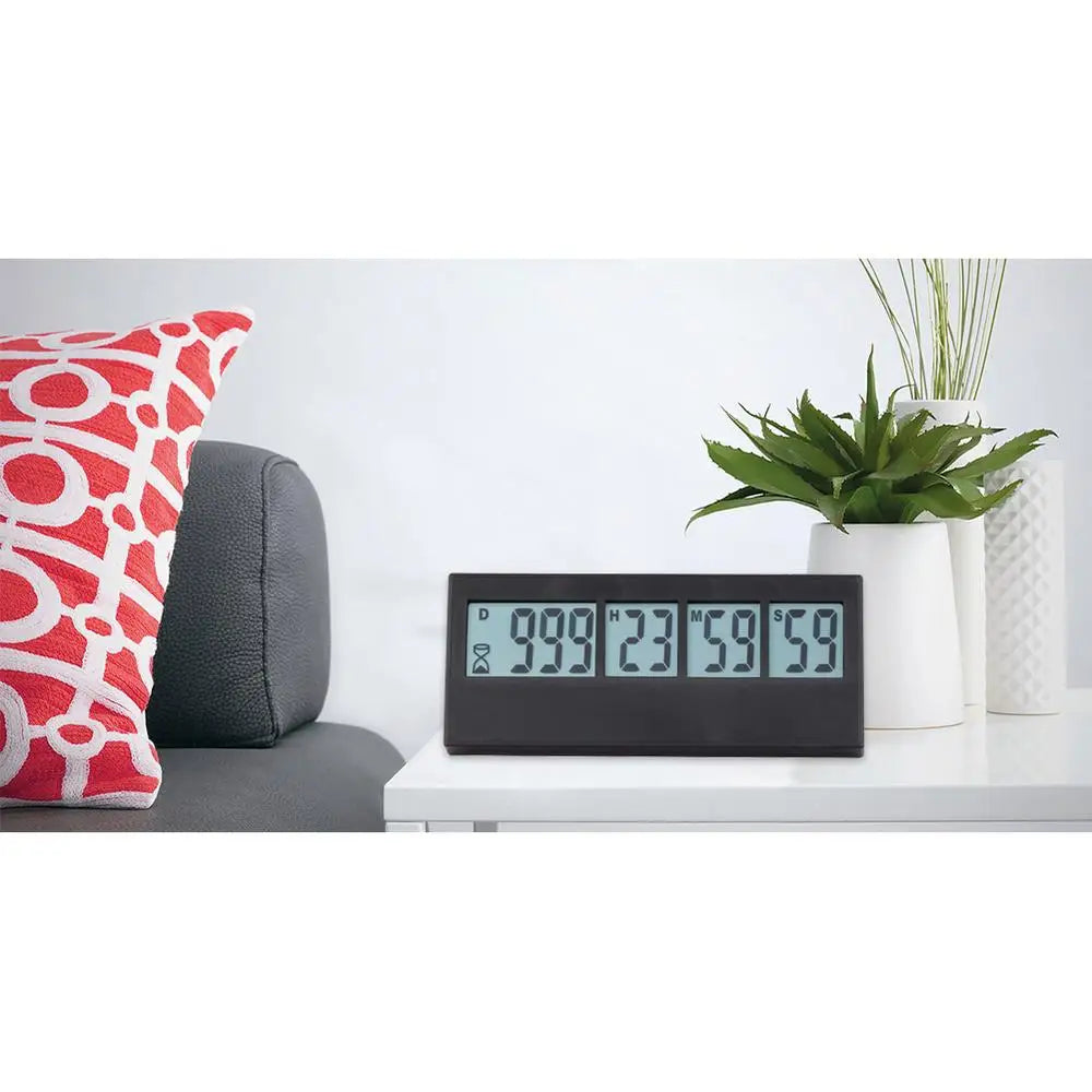 999 Days Countdown Clock LCD Digital Screen Kitchen Timer Event Reminder For Wedding Retirement Lab Cooking Kitchen Watering