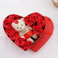 Heart-Shaped Rose Soap Flower Gift Box