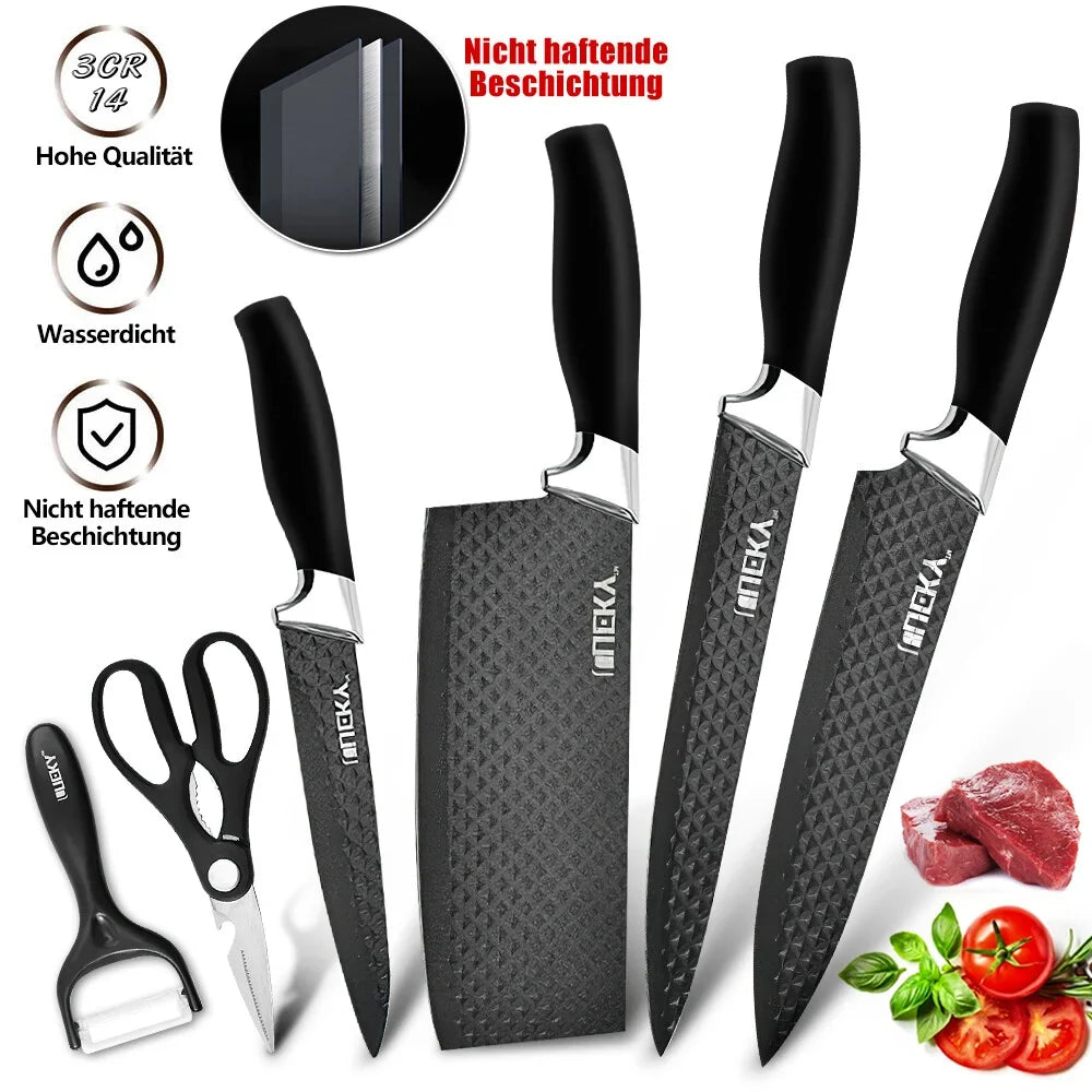 MDHAND High Carbon Stainless Steel Knives Handmade Forged Cleaver Chef Butcher Kitchen Knife Wood Handle Chef Knife Cooking Tool