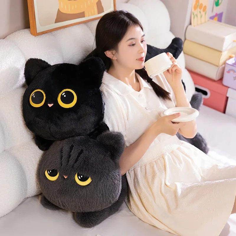 Cute Cat Lying Plush Sofa Pillow
