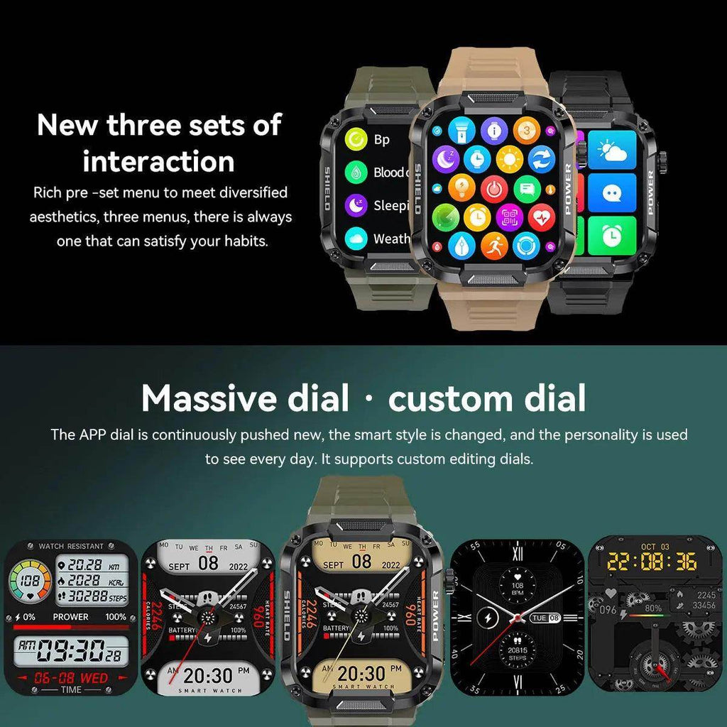 Military Android smartwatch for Men