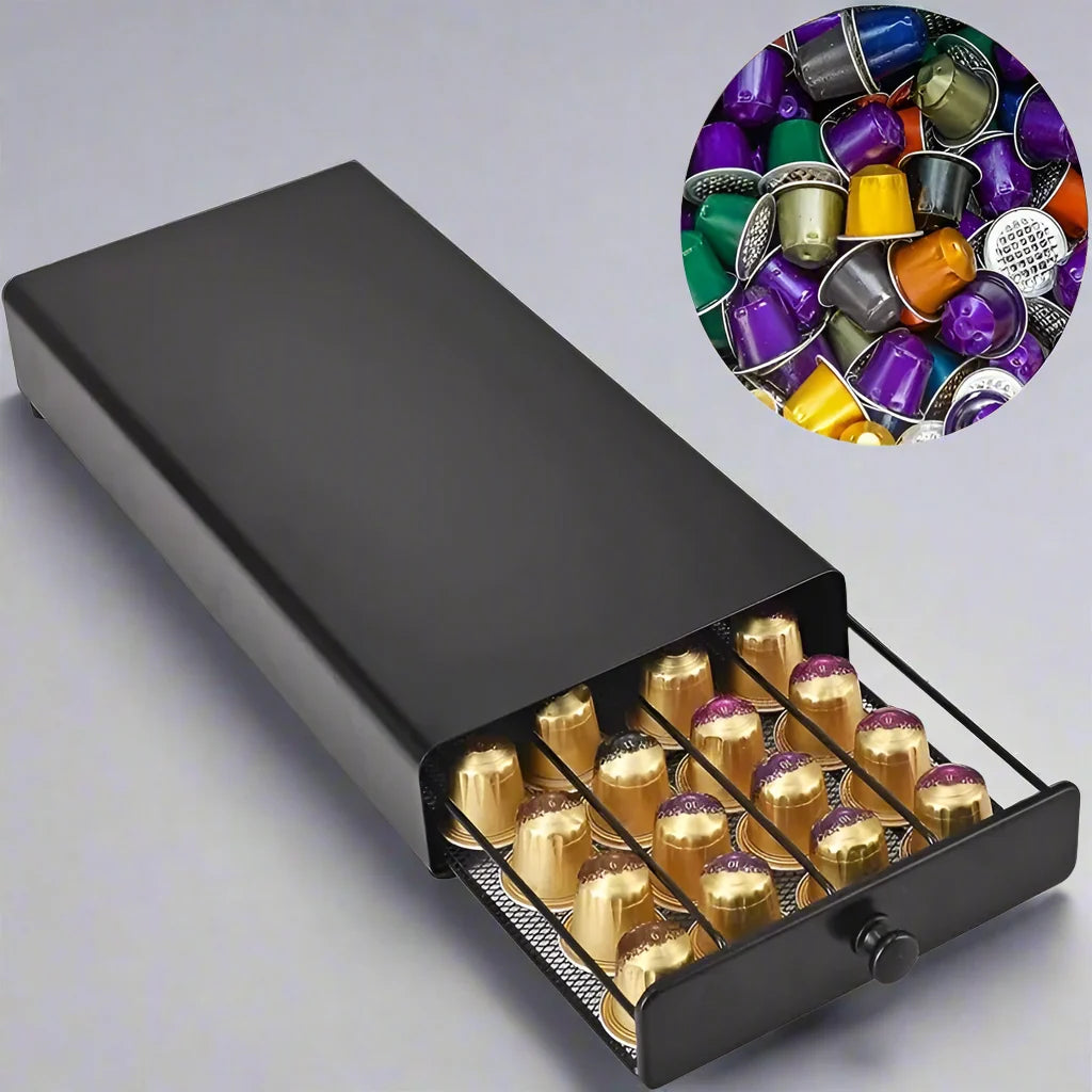 ☕ 40 Nespresso Pods Coffee Drawer Holder