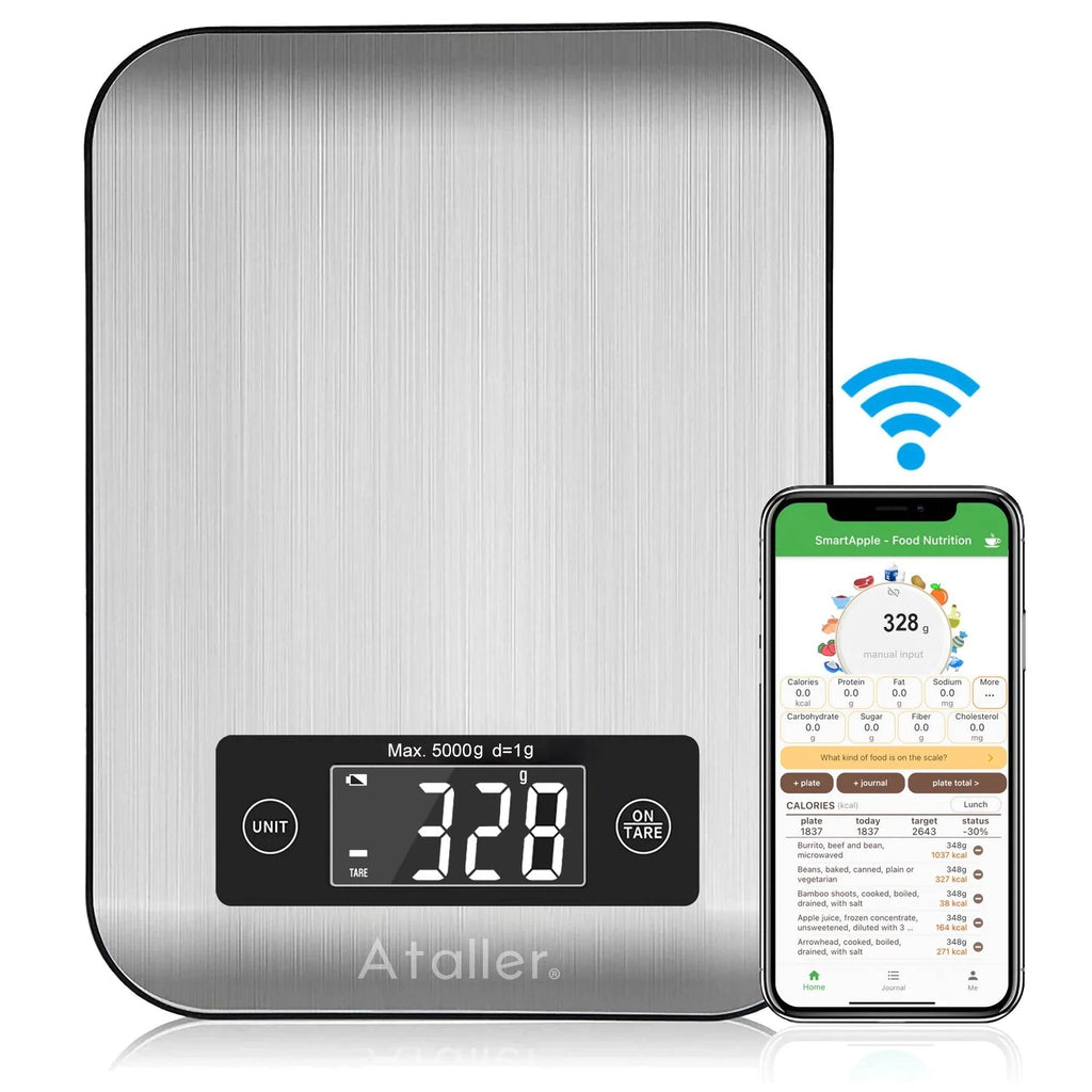 Smart Nutrition Food Scale with Bluetooth app