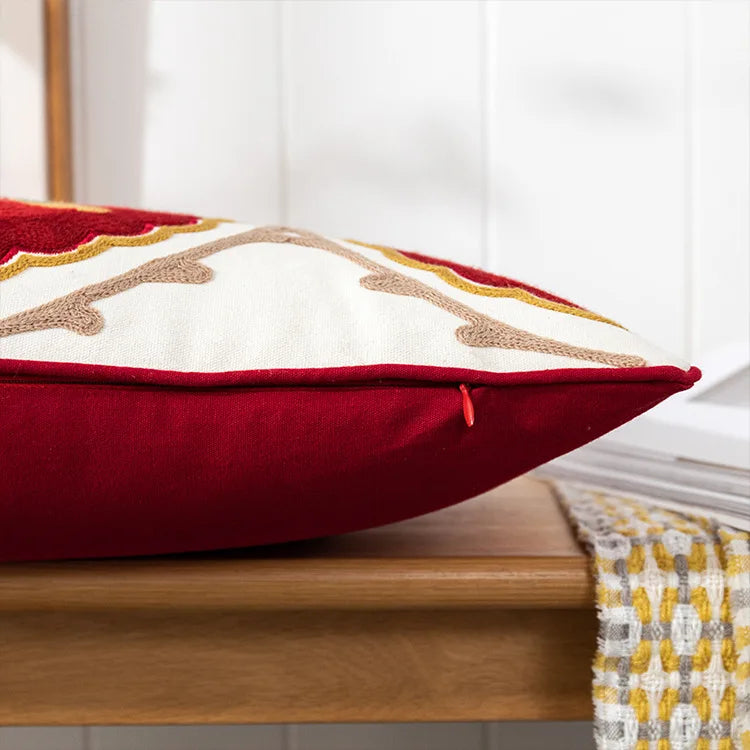 Bohemian Embroidered Throw Pillow Covers