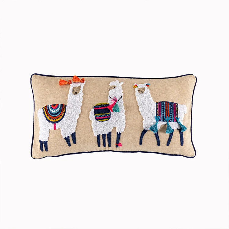 Bohemian Embroidered Throw Pillow Covers