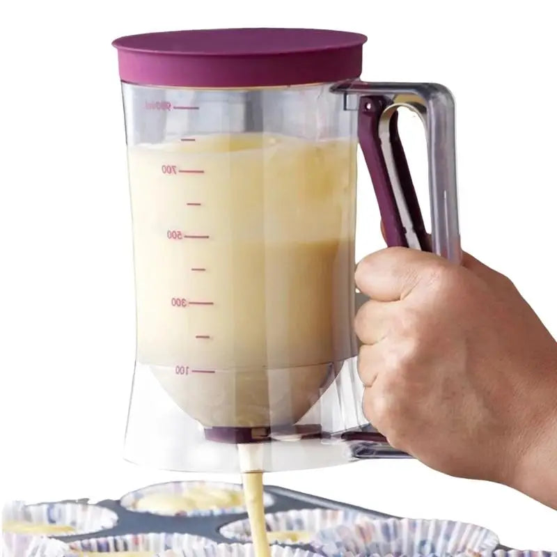 Hand-Held Batter Dispenser Pancake Batter Dispenser Batter Separator Bakeware For Cupcakes Waffles Pancakes Baking Supplies
