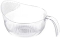 Functional Rice Washing Colander Efficient Draining Bowl Practical Sink Basket PET Suitable for Washing Rice