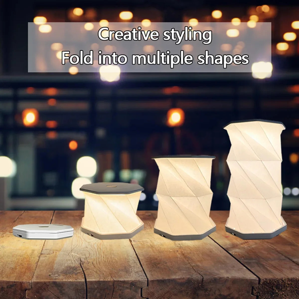Rotating LED Book Light – Foldable Night Lamp for Bedroom Decor