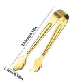 Mini Stainless Steel Food Tongs – Sugar Clamp, Bread & Steak Clip Tweezer for Home Kitchen Cooking & Serving