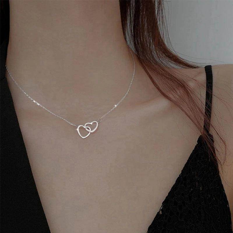 Valentine's Day Rose Bear Necklace