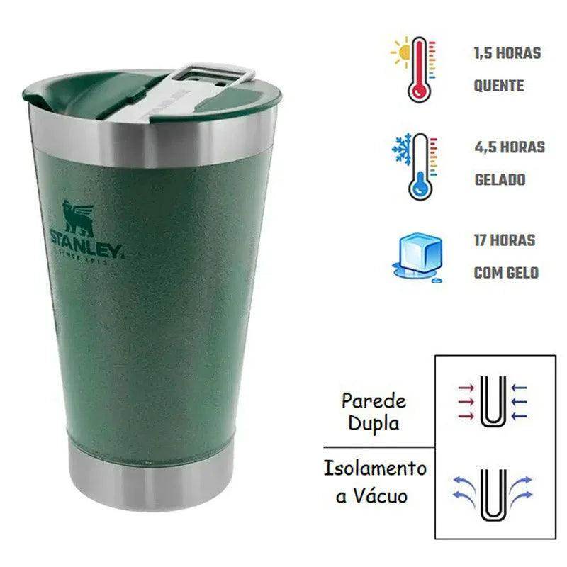Cup with Opener Thermal Travel Mug