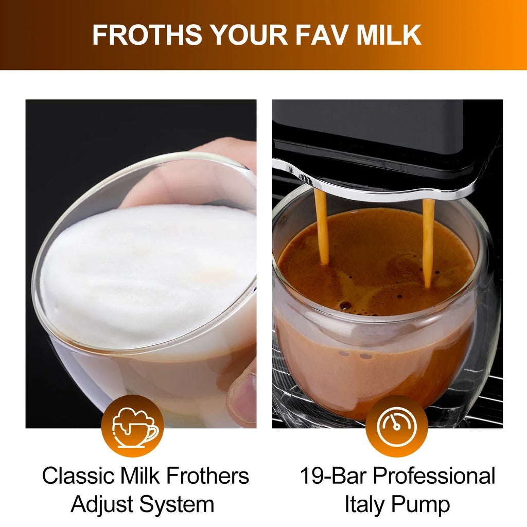 Fully Automatic All-in-One Espresso Coffee Maker