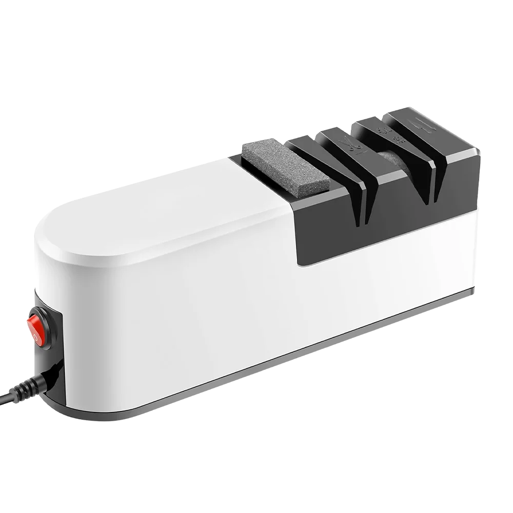 4-Segment Fully Automatic Electric Knife Sharpener – Portable Kitchen Sharpener with Non-Slip Base for Household Knives & Kitchen Accessories