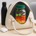 Salad Pod with Side Hatch – Leakproof Meal Prep Salad Container