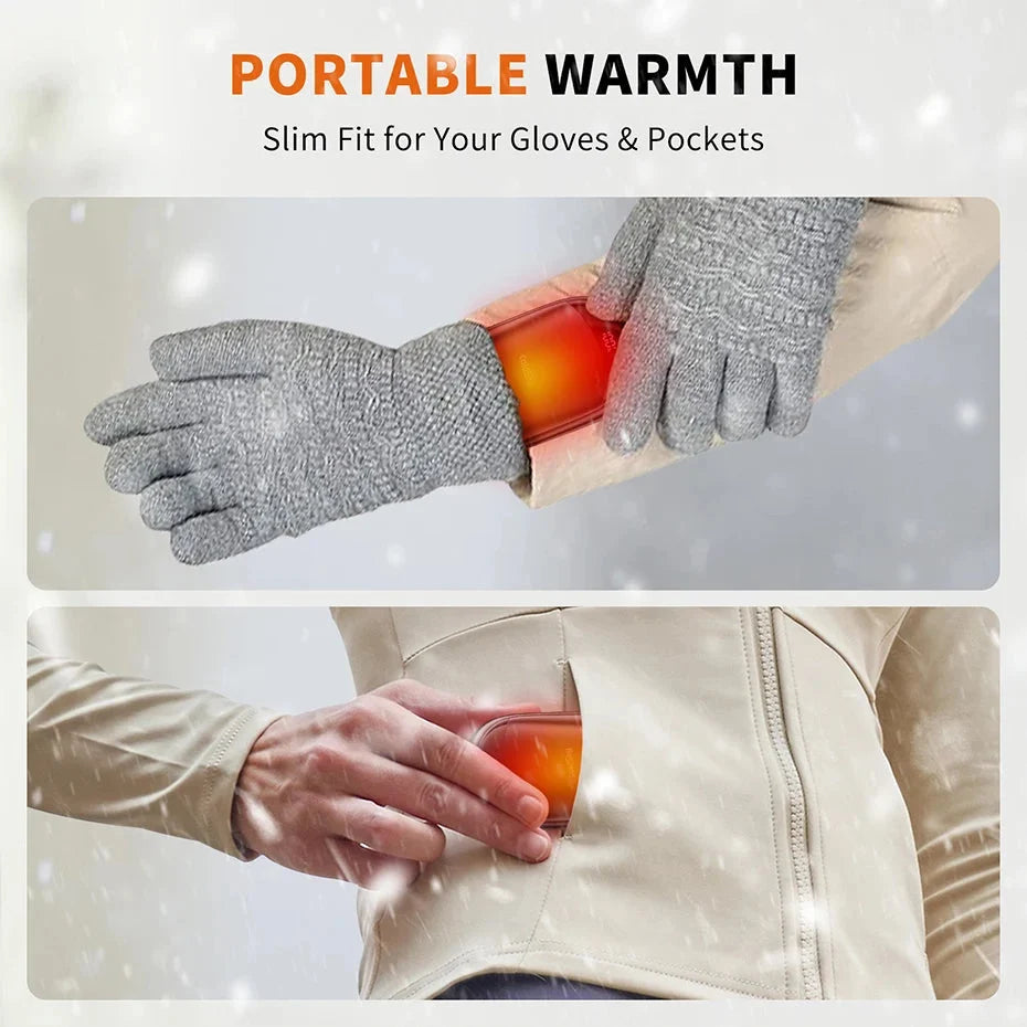 🔥 Rechargeable Hand Warmers 2-Pack – Magnetic Electric Pocket Heater