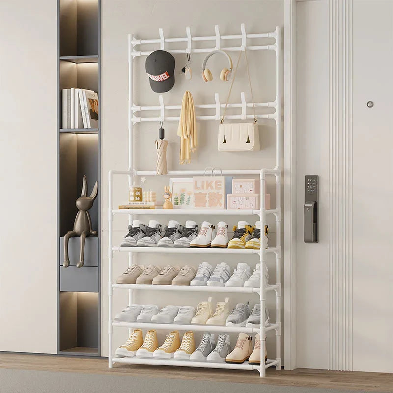 Insoles and shoe storage racks, brand new portable reinforced 5-tier hat racks with shelves - multi-functional living room, bath