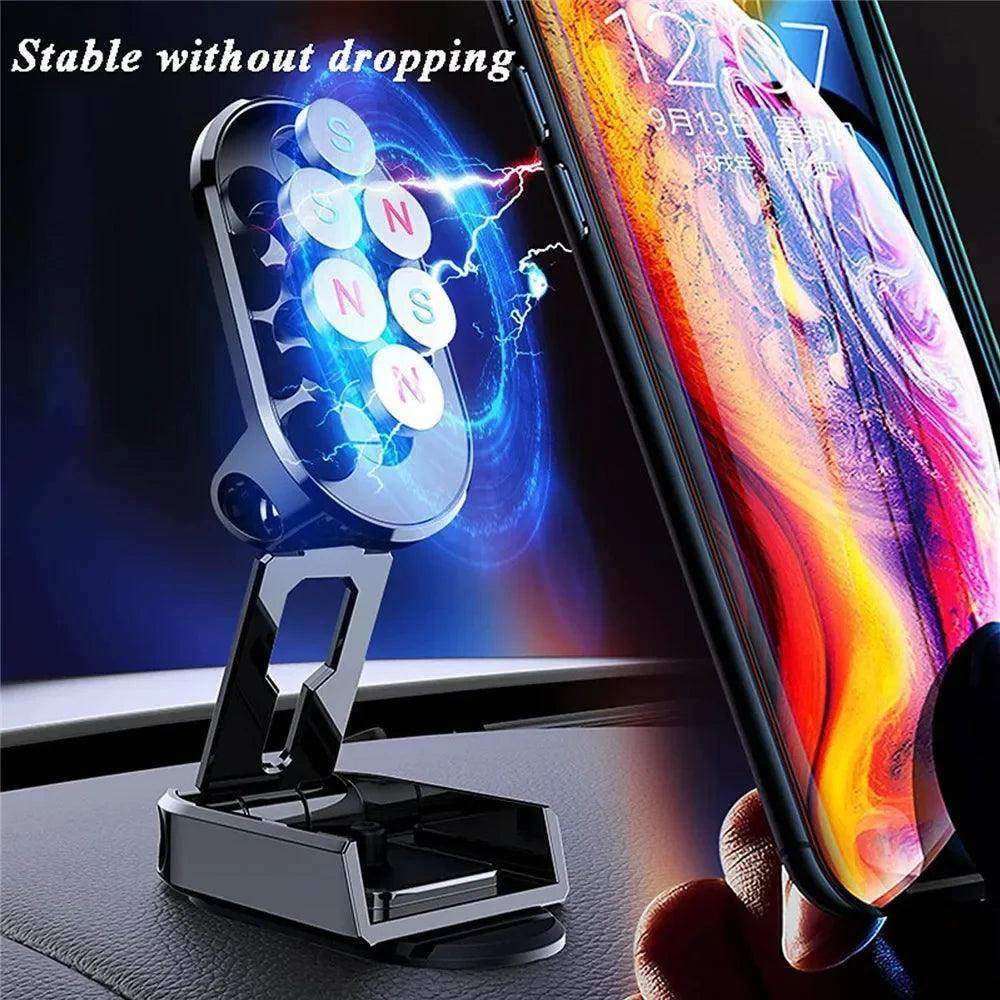 Magnetic phone holder for car