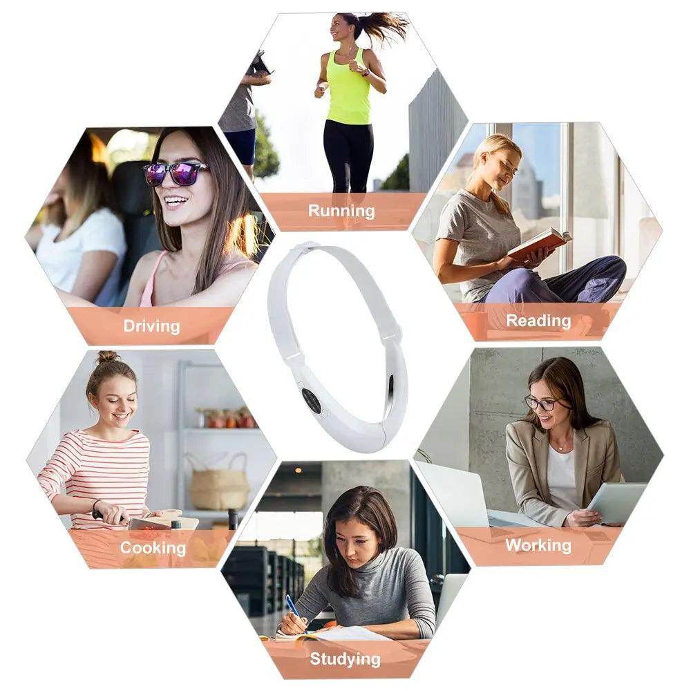 Face Lifter V-Line Up Face Lifting slimming Vibration Massager LED