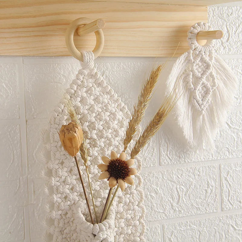 Boho Macrame Cotton Rope Wall Hanging