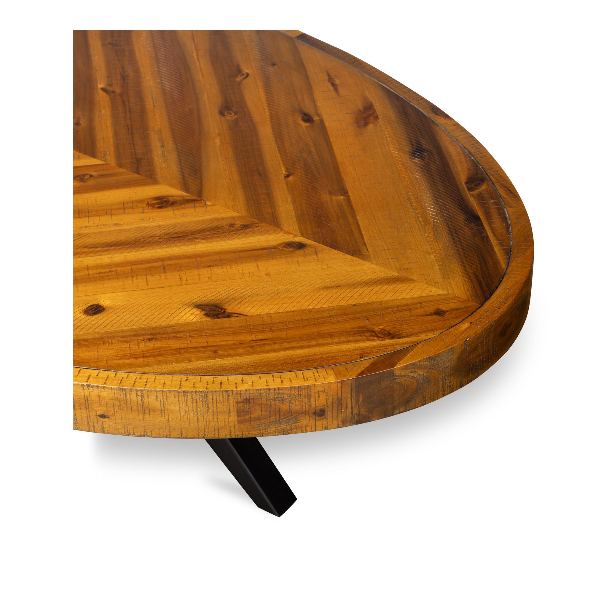 Moe's Home Parq Oval Coffee Table Amber