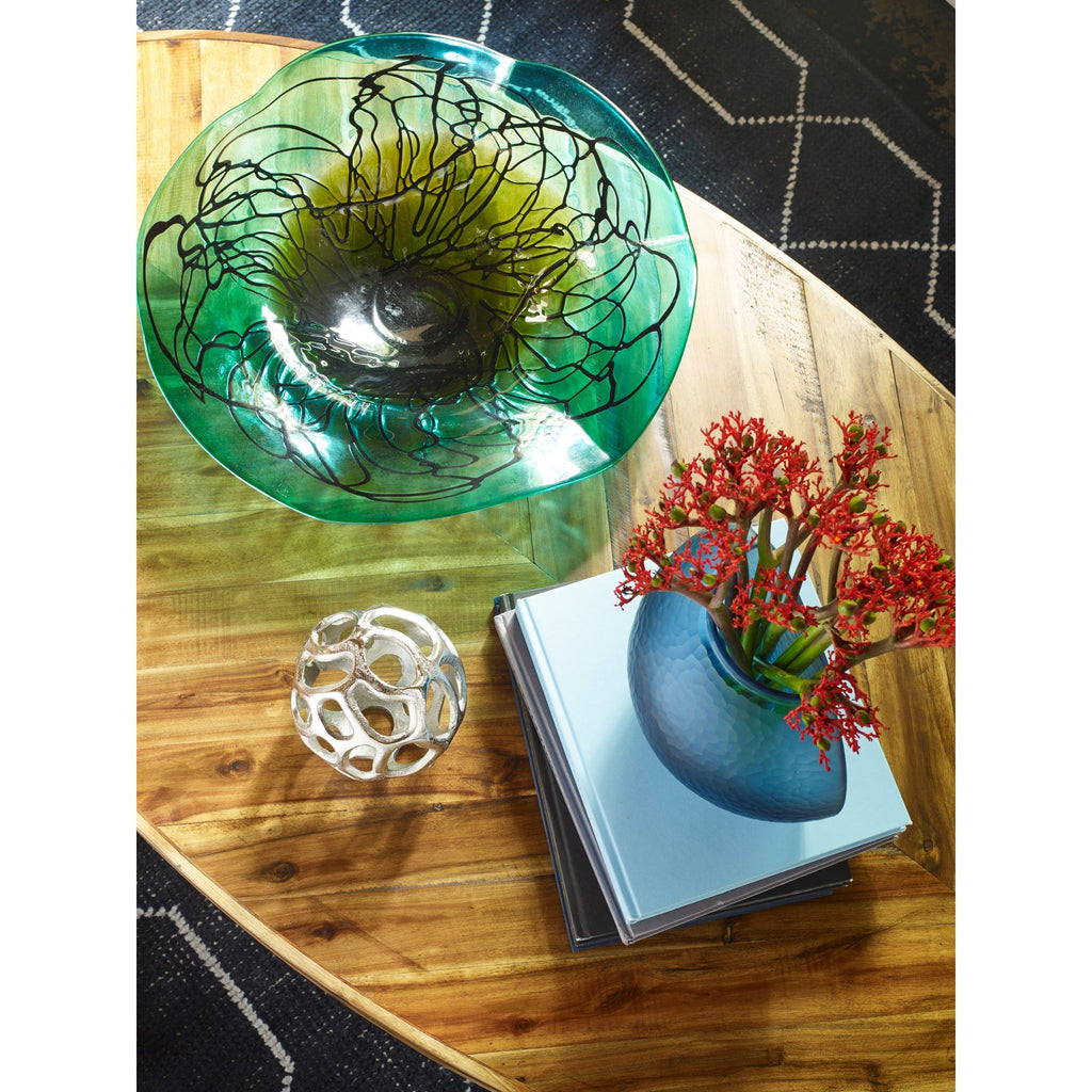 Moe's Home Parq Oval Coffee Table Amber