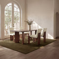 Moe's Home Mia Dining Chair Beige - Set of Two