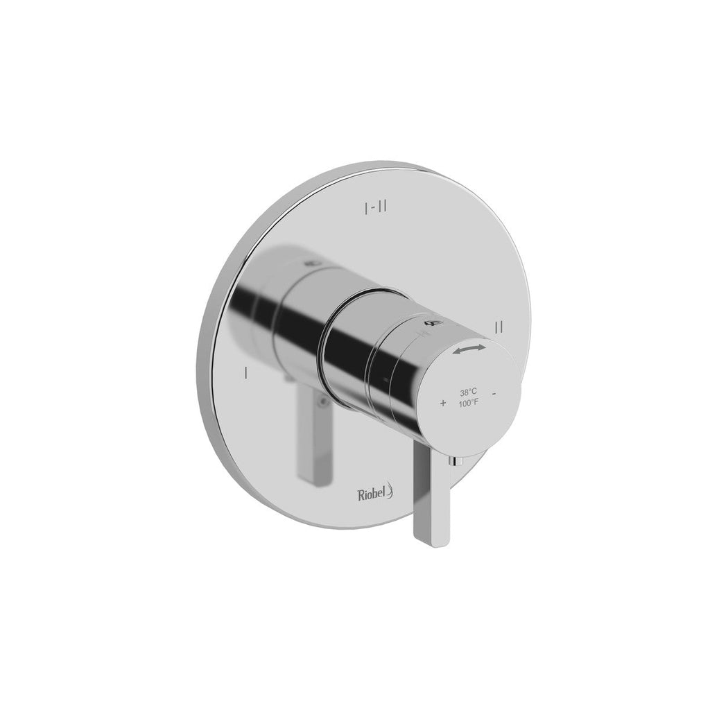 Riobel 30 Round Shower Kit: 2-Way System with Hand Shower and Shower Head