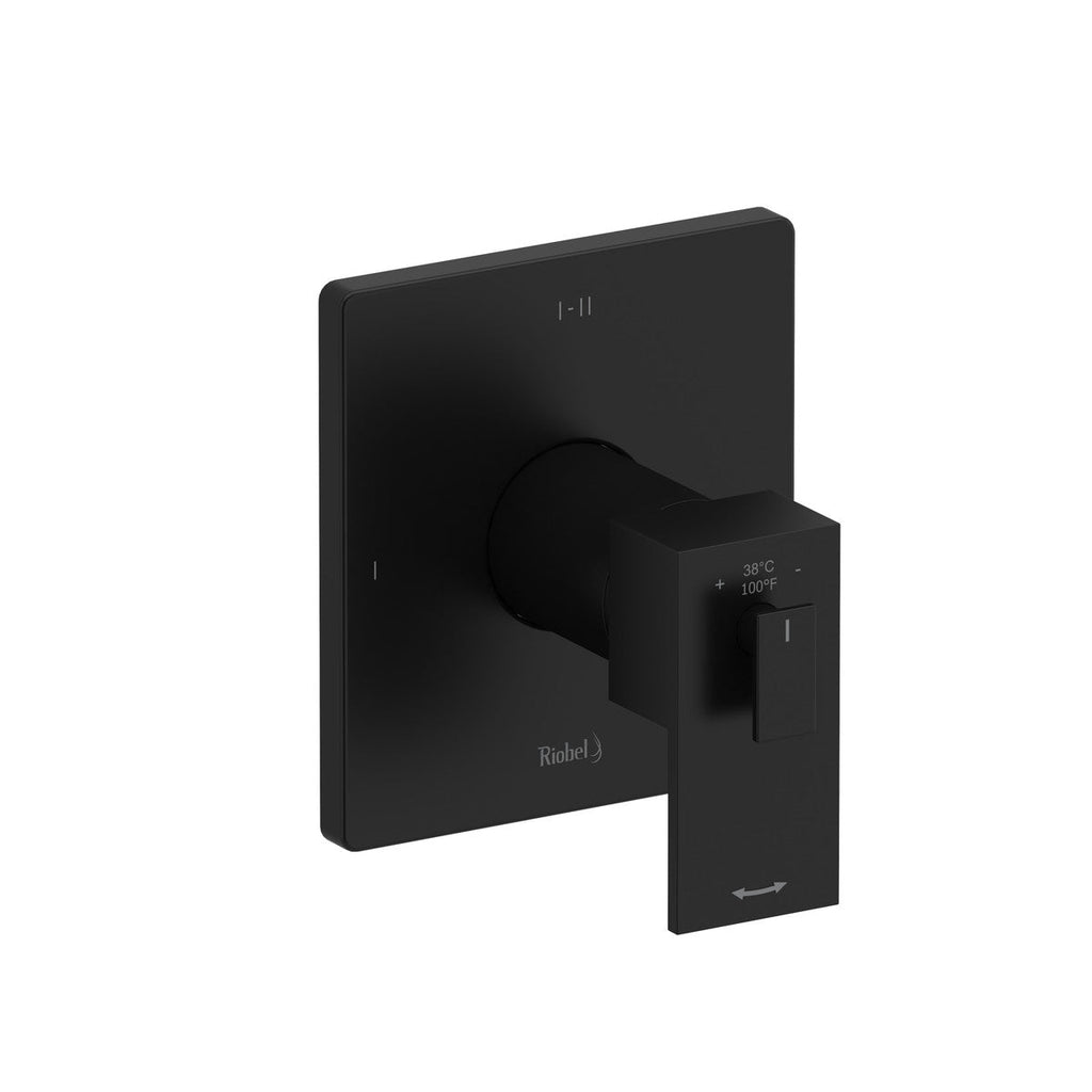 Riobel 30 Square Shower Kit: 2-Way System with Hand Shower and Shower Head