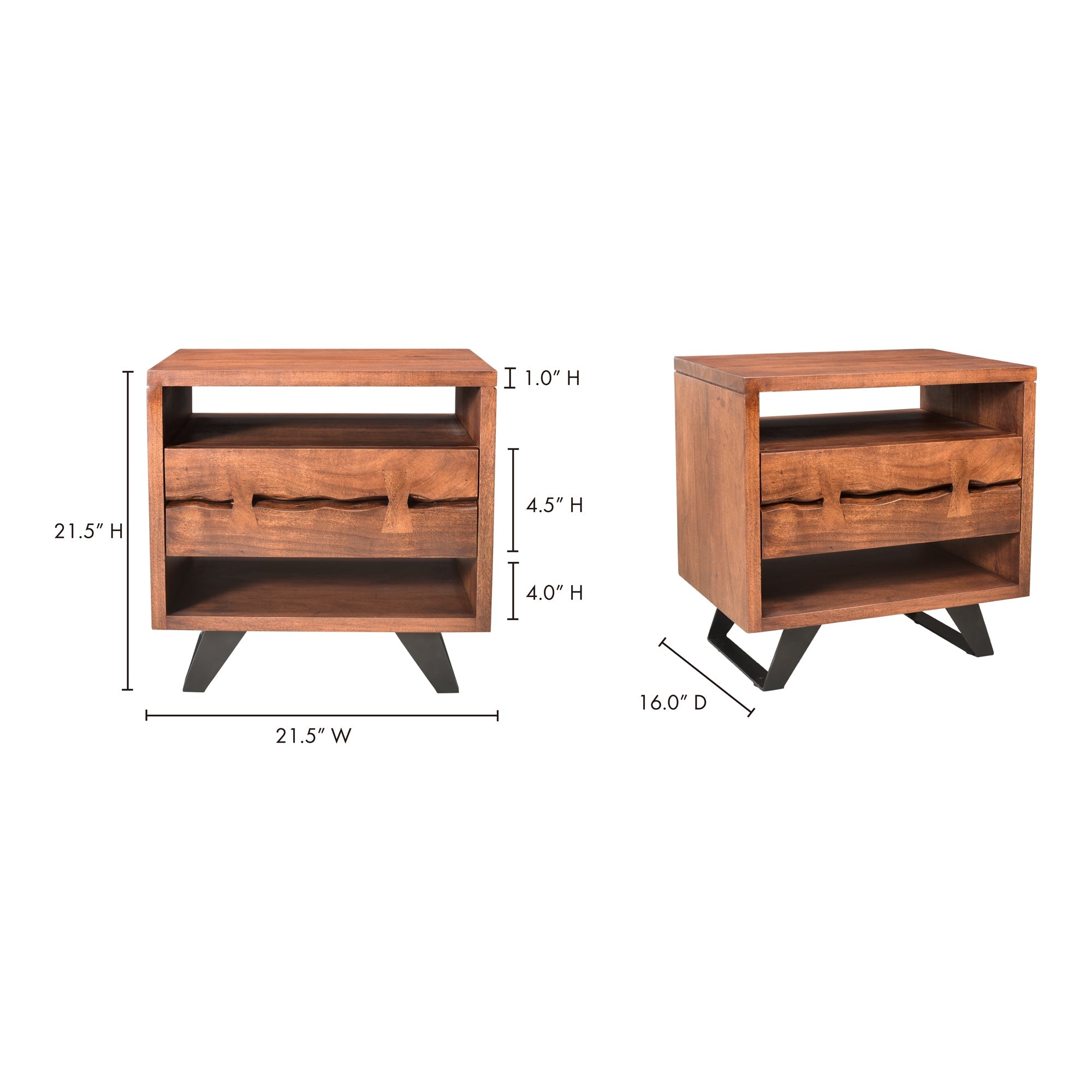 Moe's Home Madagascar Nightstand