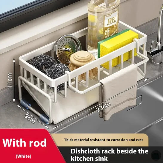 Kitchen Sink Caddy Draining Rack
