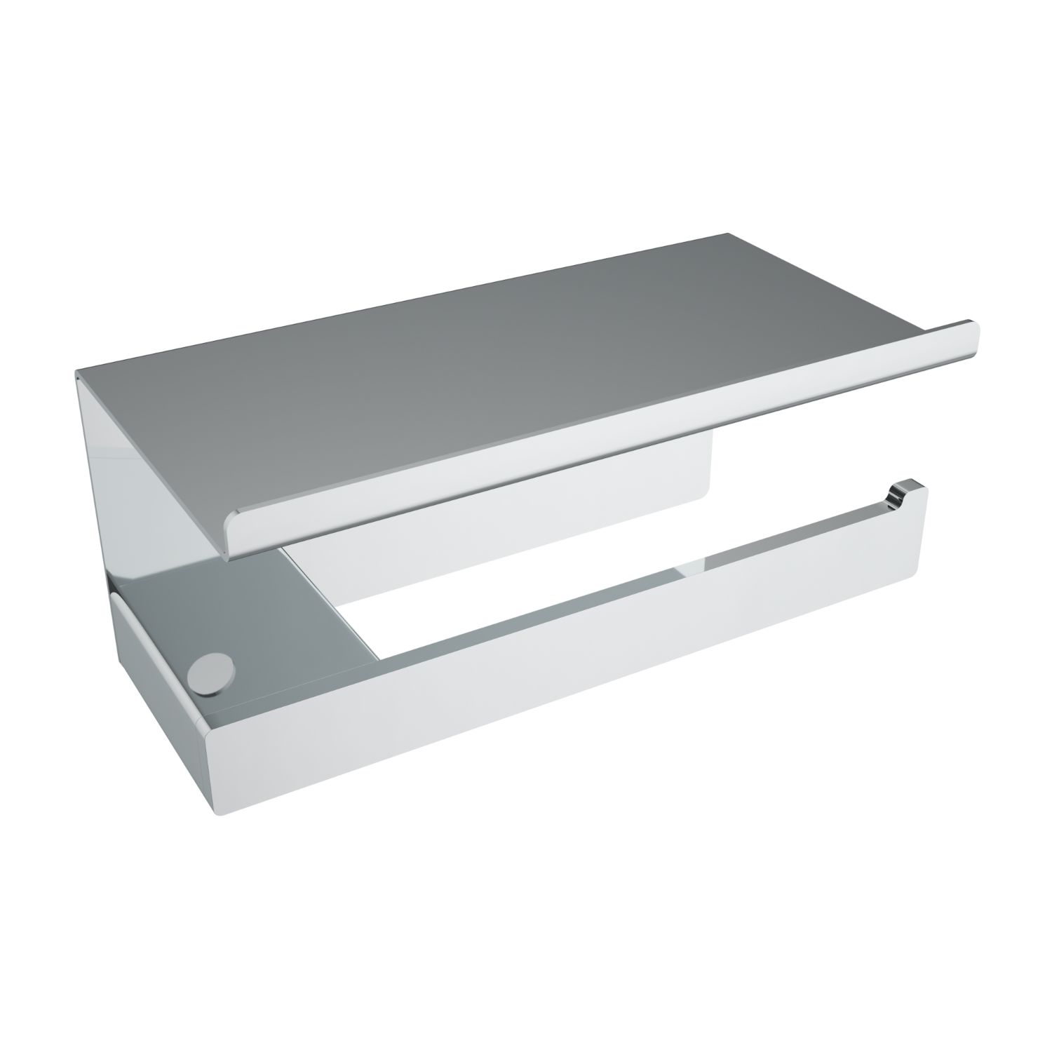 ICO Bath Cinder Toilet Paper Holder With Shelf