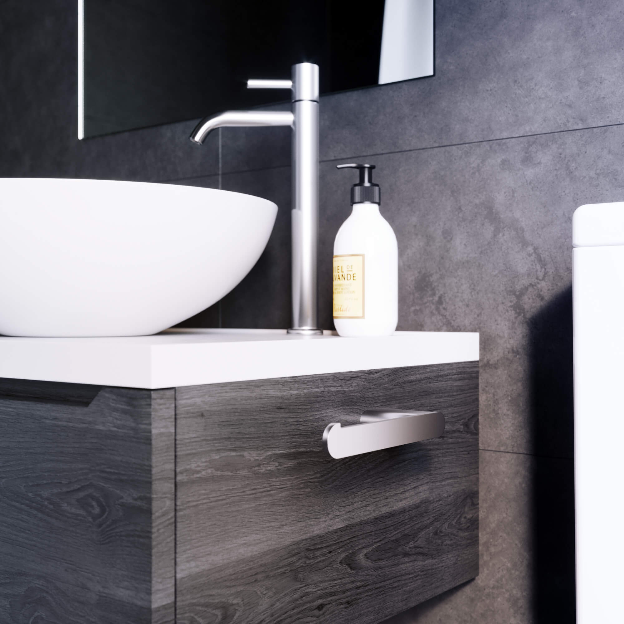 ICO Bath Flow Toilet Paper Holder (RH Post)