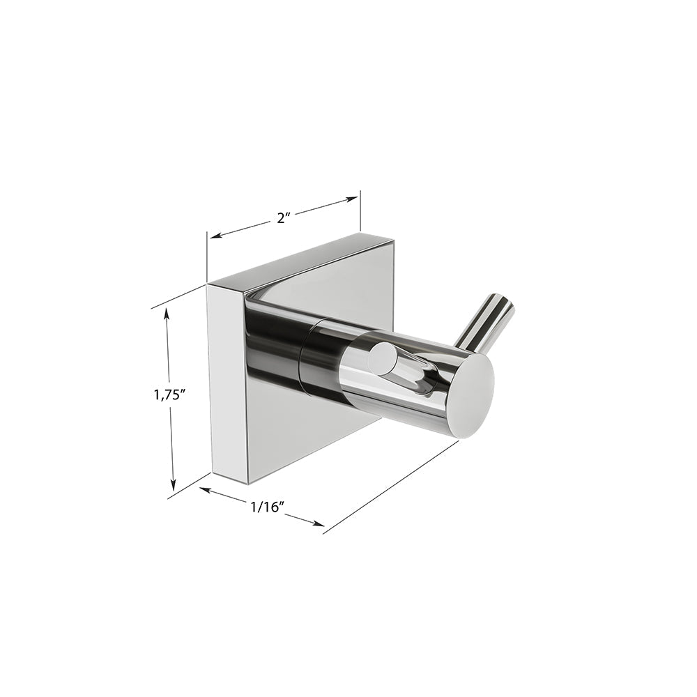 ICO Bath Crater Double Towel Hook II