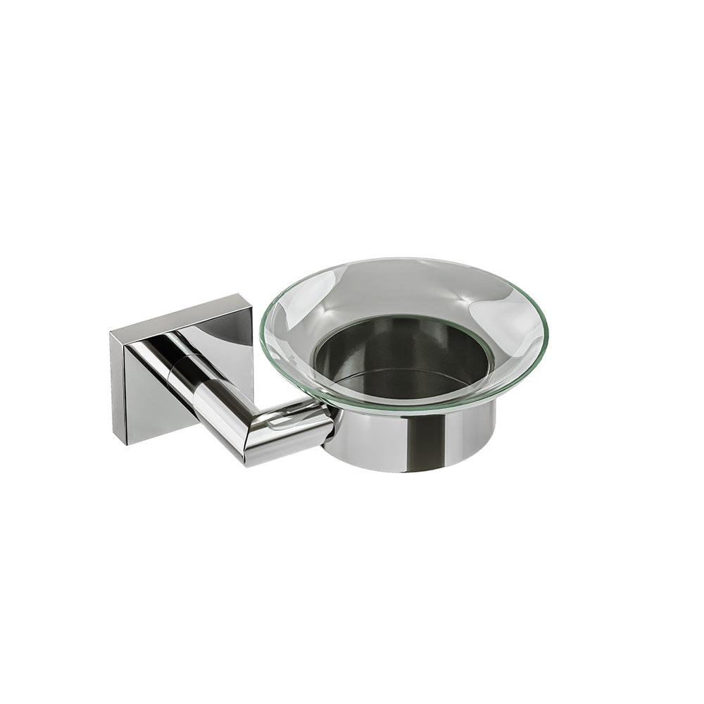 ICO Bath Crater Glass Soap Dish