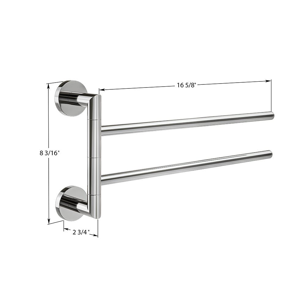 ICO Bath Summit Swivelling Towel Bar