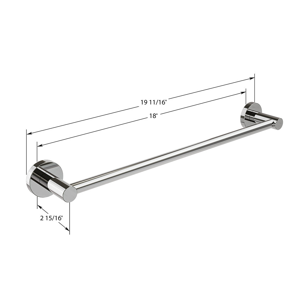 ICO Bath Lava 18" Towel Bar