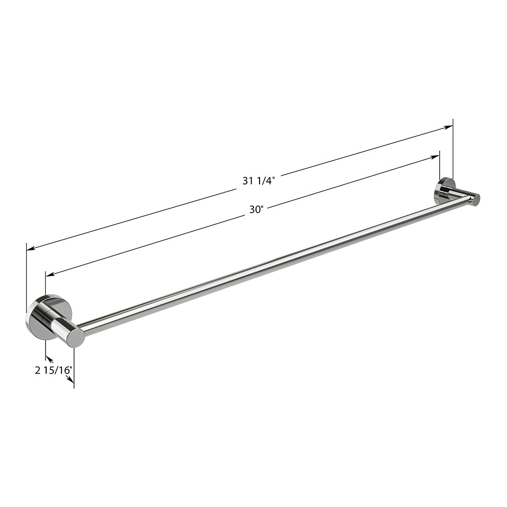 ICO Bath Lava 30" Towel Bar