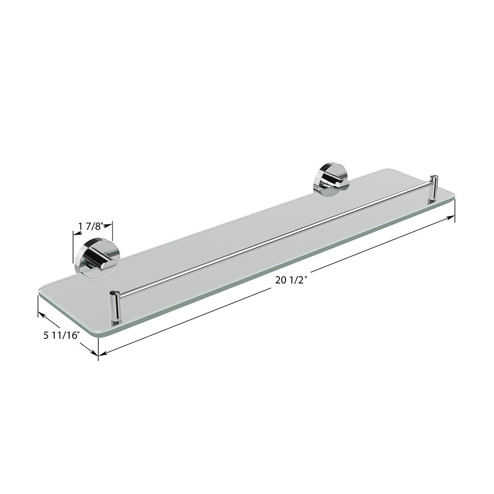 ICO Bath Lava Glass Shelf