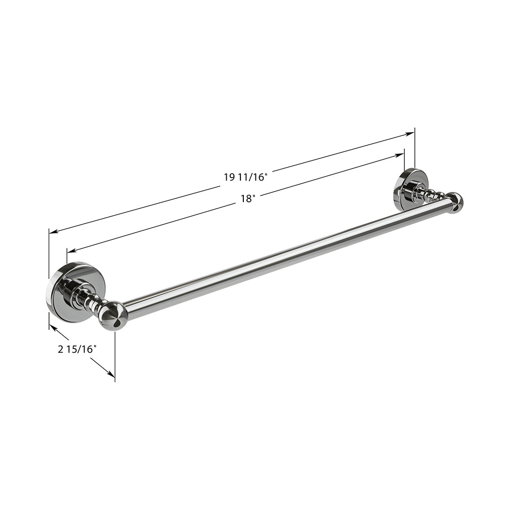 ICO Bath Ember 18" Towel Bar
